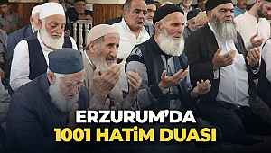 Erzurum’da 1001 Hatim duası