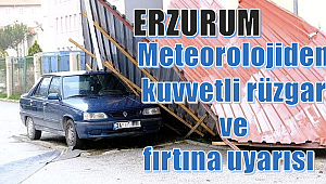 Meteorolojiden kuvvetli rüzgar ve fırtına uyarısı   